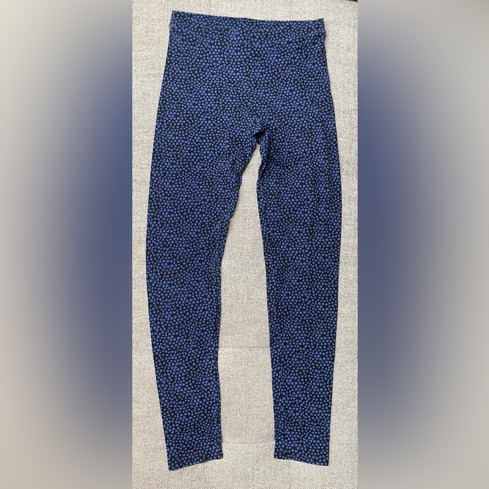 LC Lauren Conrad Leggings with Blue Heart Design NWT
